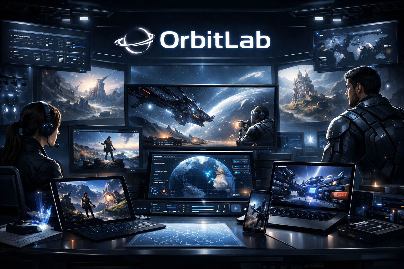 OrbitLab Review panel visual